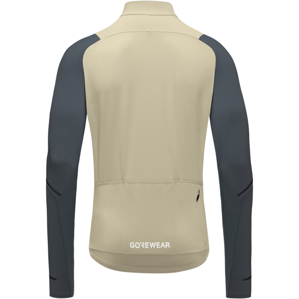 Gore Wear SPINSHIFT Thermo Long Sleeve Jersey Mens Tech Beige/Lab Graphite