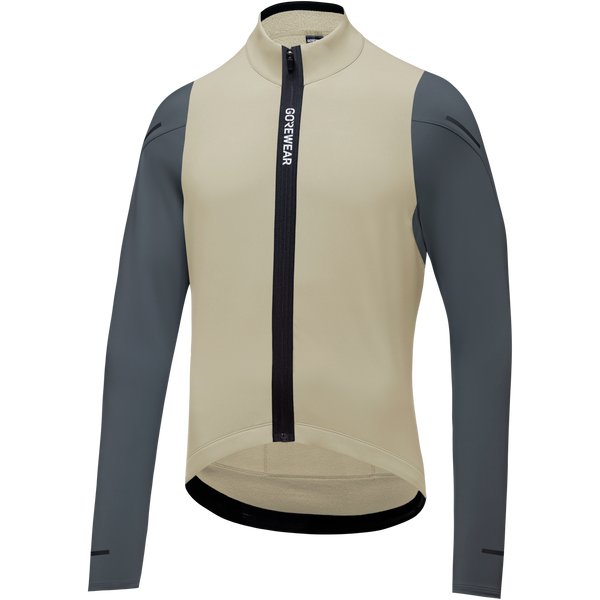 Gore Wear SPINSHIFT Thermo Long Sleeve Jersey Mens Tech Beige/Lab Graphite