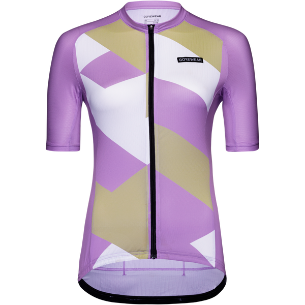 gore wear Spirit Signal Jersey Womens Scrub Purple/White