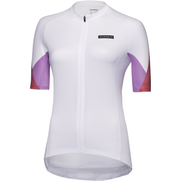 Gore Wear Spirit Triangles Jersey Womens White/Lab Red