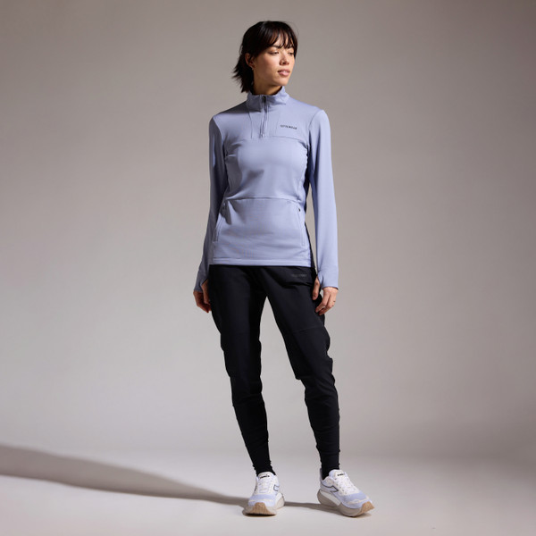 Gore Wear Training Thermo 1/4 Zip Womens Amethyst Grey