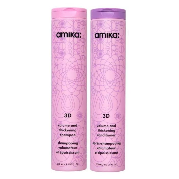 gorgeous amika 3D Shampoo 275ml & 3D Conditioner 275ml Duo