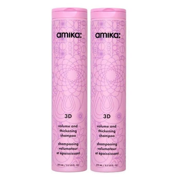 gorgeous amika 3D Volume and Thickening Shampoo 275ml Double