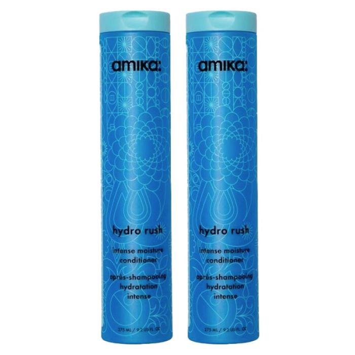 gorgeous amika Hydro Rush Intense Moisture Conditioner 275ml Double