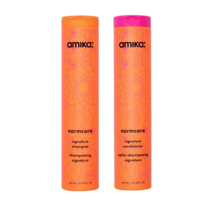 gorgeous amika Normcore Shampoo 275ml & Conditioner 275ml Duo
