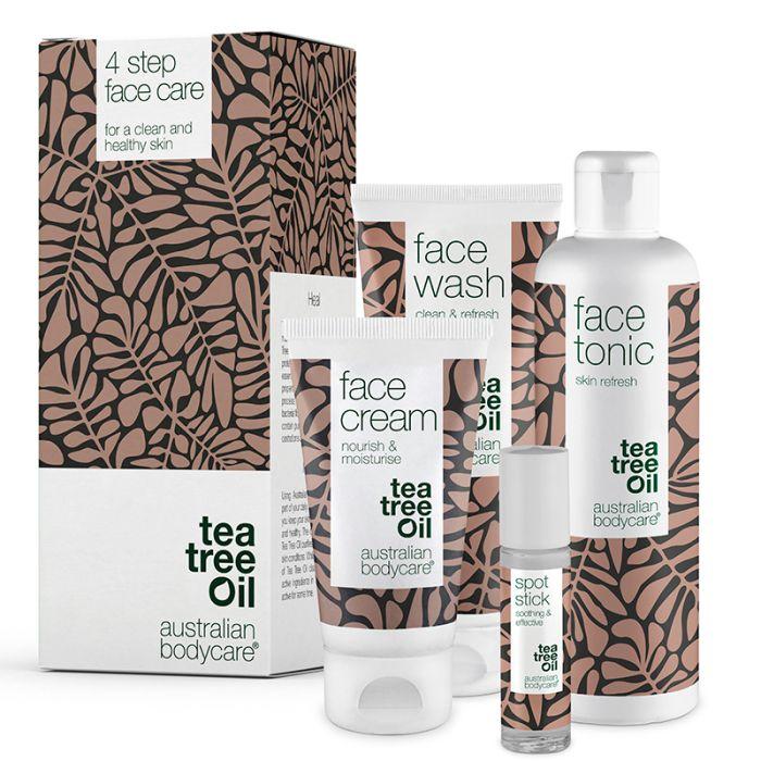 gorgeous Australian Bodycare Tea Tree 4-Step Face Care Kit