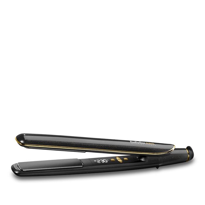 gorgeous BaByliss Pro Keratin Lustre Styling Iron - Black Shimmer