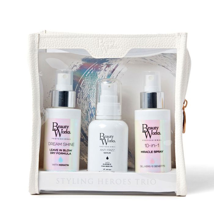 gorgeous Beauty Works Styling Heroes Trio Travel Set