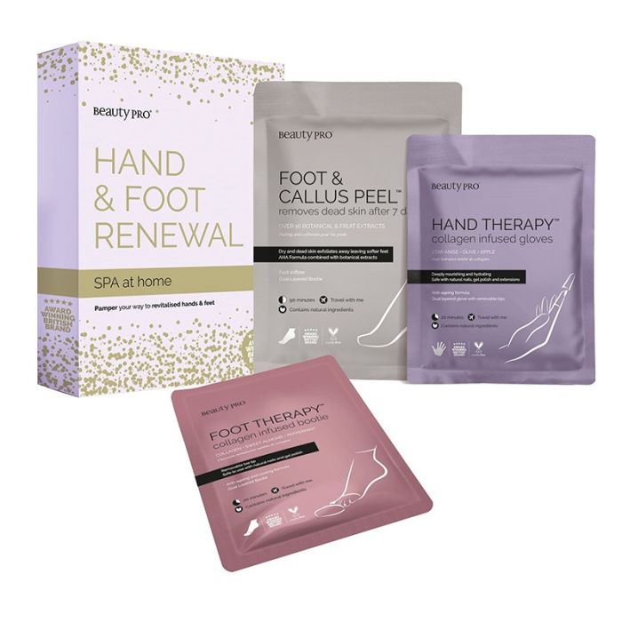 gorgeous BEAUTYPRO SPA at home: HAND & FOOT RENEWAL 3 Part Set