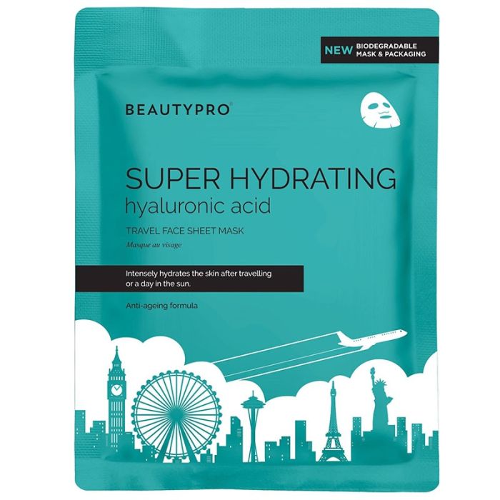 gorgeous BEAUTYPRO SUPER HYDRATING Travel Face Sheet Mask 22ml