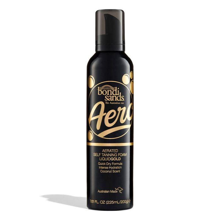 gorgeous Bondi Sands Aero Foam Liquid Gold Tan 225ml