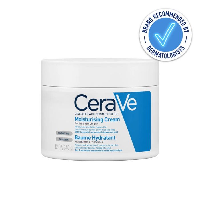gorgeous CeraVe Moisturising Cream Pot with Hyaluronic Acid & Ceramides for Dry to Very Dry Skin 340g