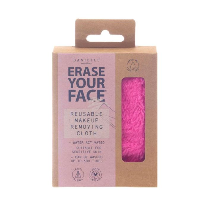 gorgeous Danielle Erase Your Face Reusable Makeup Removing Cloth-Pink