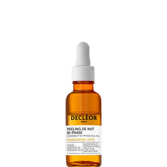 gorgeous DECLÉOR Green Mandarin Glow Exfoliating Overnight Bi-Phase Peel With Glycolic Acid 30ml
