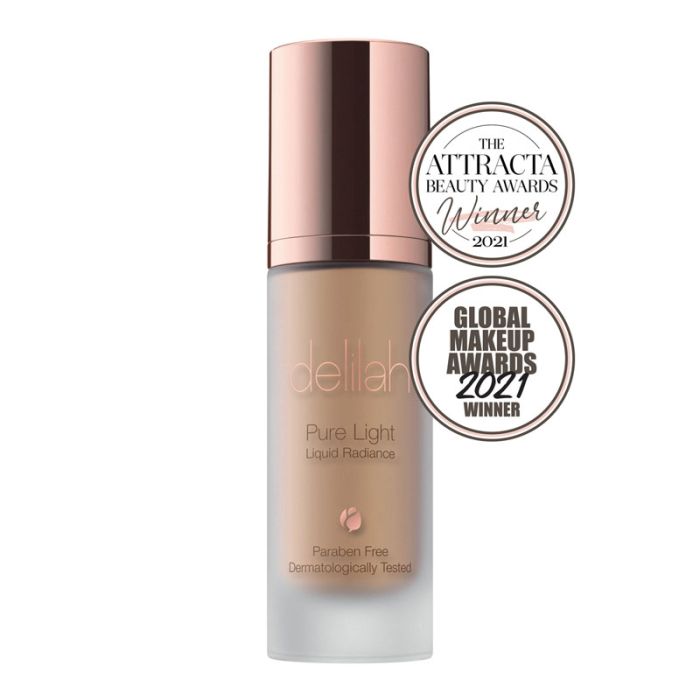 gorgeous delilah Cosmetics Pure Light Liquid Radiance 30ml- Various Shades Available