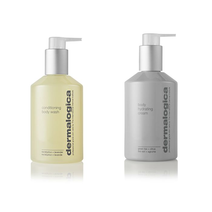 gorgeous Dermalogica Conditioning Body Wash 295ml & Body Hydrating Cream 295ml Duo