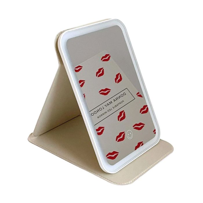 gorgeous Donna May London Full Face Portable LED Mirror
