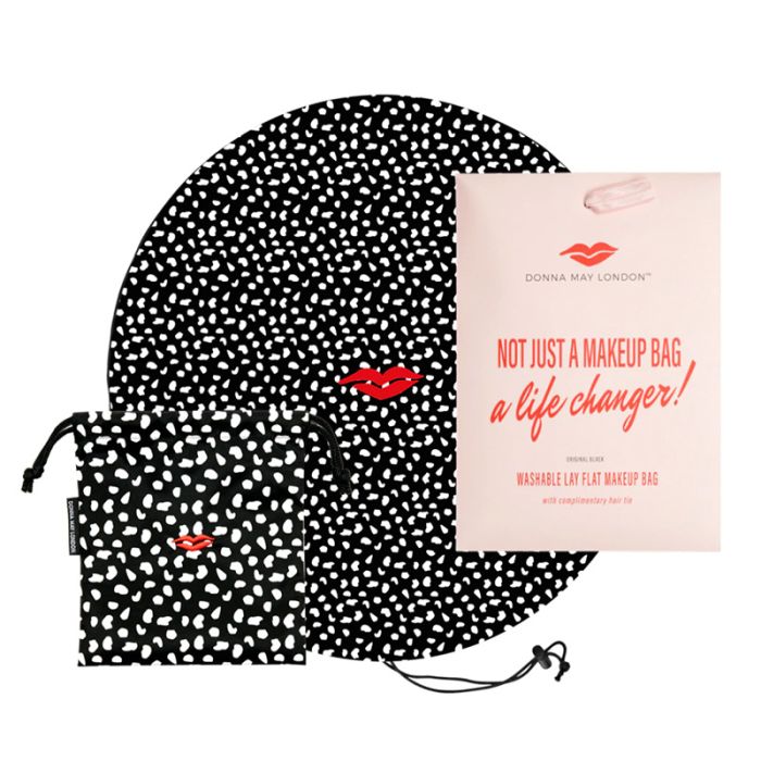 gorgeous Donna May London Lay Flat Washable Collection Black & White Spot