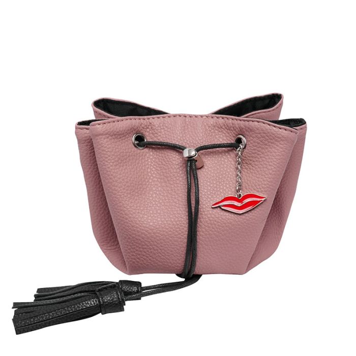 gorgeous Donna May London Mini Lay Flat Makeup Bag Nude