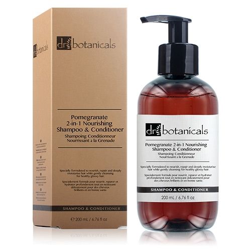gorgeous Dr Botanicals Classic Pomegranate 2-in-1 Nourishing Shampoo & Conditioner 200ml
