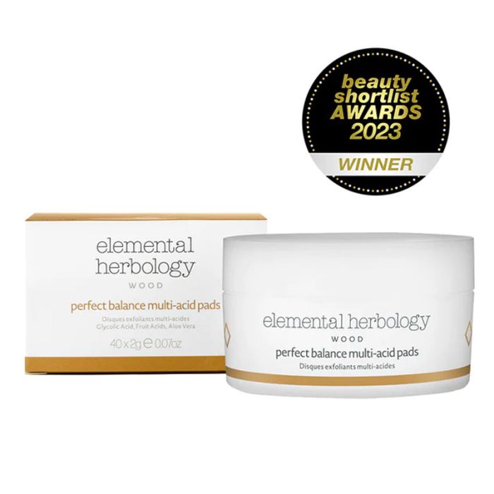gorgeous Elemental Herbology Skin Resurfacing Multi-Acid Facial Pads 40 x 2g