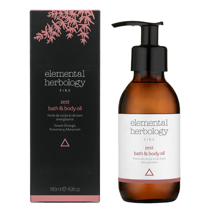 gorgeous Elemental Herbology Zest Bath and Body Oil 145ml