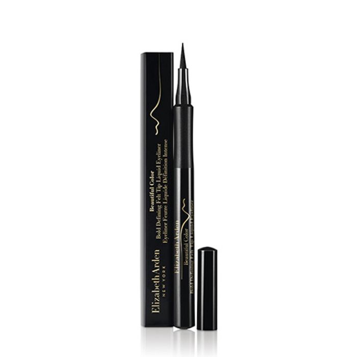 gorgeous Elizabeth Arden Beautiful Colour Bold Defining Felt Tip Liquid Eyeliner - Seriously Black