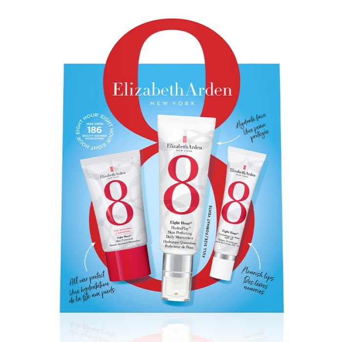 gorgeous Elizabeth Arden Eight Hour Hydraplay Starter Set (Worth £67 )