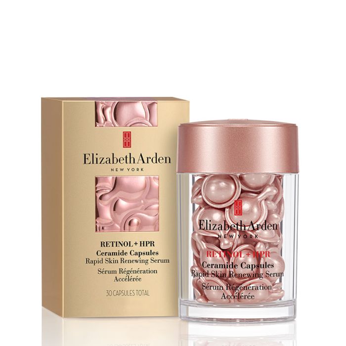 gorgeous Elizabeth Arden RETINOL + HPR Ceramide Capsules Rapid Skin Renewing Serum 30-Piece