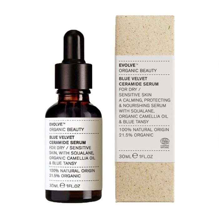 gorgeous Evolve Organic Beauty Blue Velvet Ceramide Serum 30ml