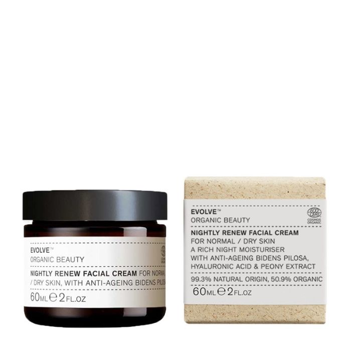 gorgeous Evolve Organic Beauty Nightly Renew Facial Cream 60ml