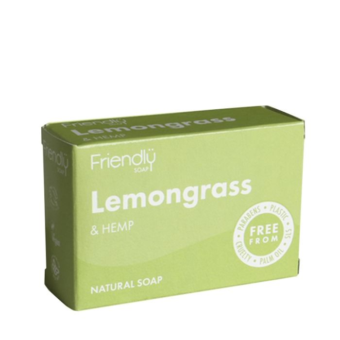 gorgeous Friendly Soap Lemongrass & Hemp Natural Soap 95g