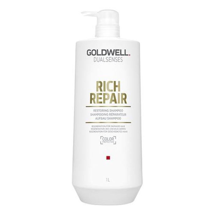 gorgeous Goldwell Dual Senses Rich Repair Restoring Shampoo 1000ml - Worth £64