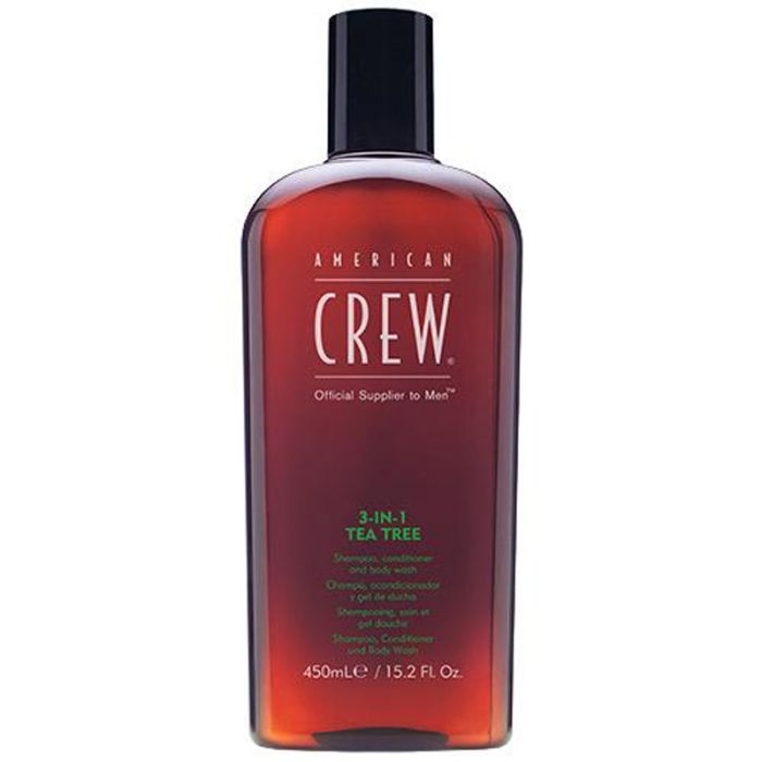 gorgeous American Crew 3-in-1 Tea Tree 450ml