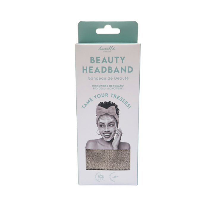 gorgeous Danielle Beauty Headband-Grey