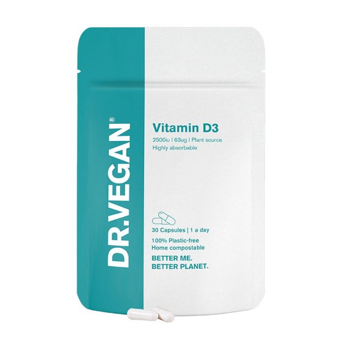 gorgeous DR.VEGAN Vitamin D3 30 Capsules