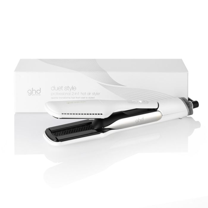 gorgeous ghd Duet 2-in-1 Hot Air Styler in White
