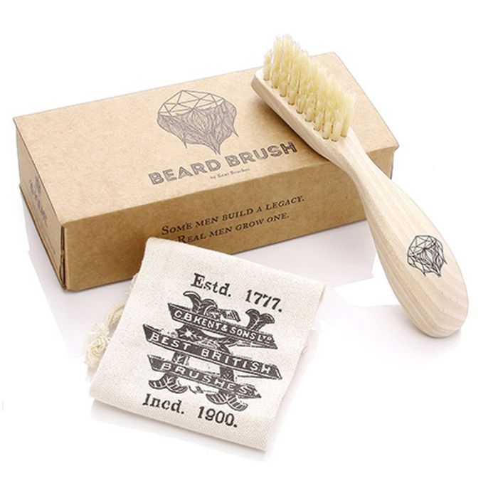gorgeous Kent Beard Brush - Right Handed - BRD2