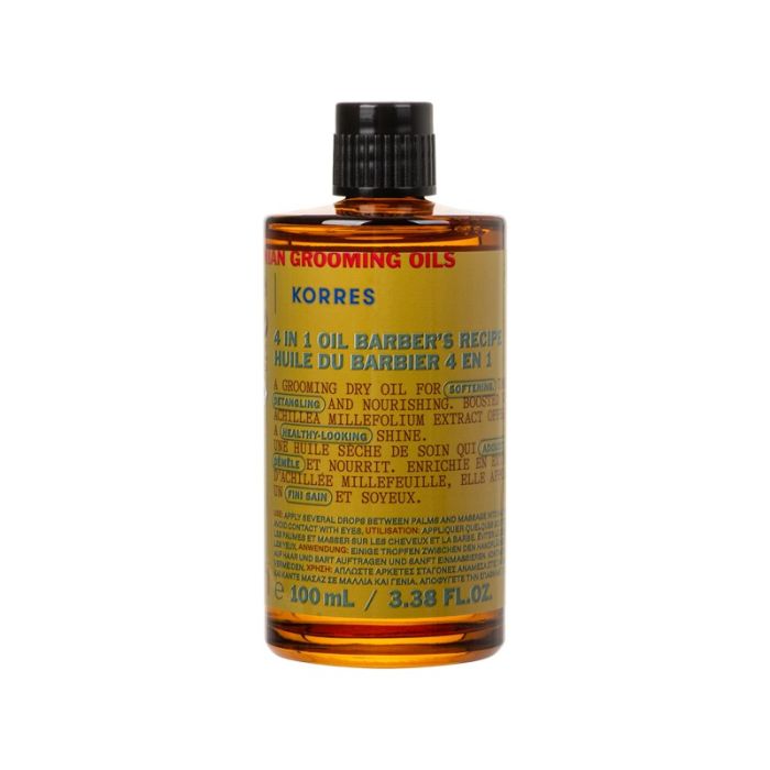 gorgeous Korres Achillea Mens Grooming Oil 100ml
