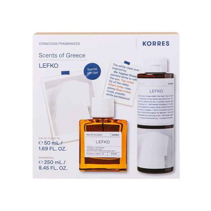 gorgeous Korres Lefko Set (Worth £58 )