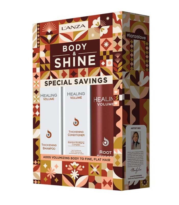 gorgeous L'Anza Body & Shine Healing Volume Set