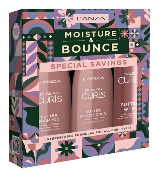 gorgeous L'Anza Moisture & Bounce Healing Curls Set
