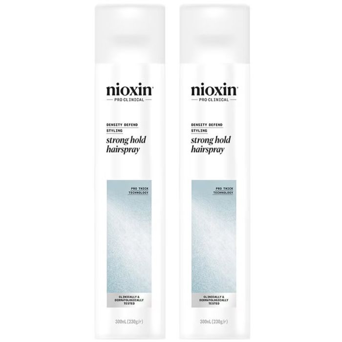 gorgeous Nioxin Strong Hold Hairspray 400ml Double