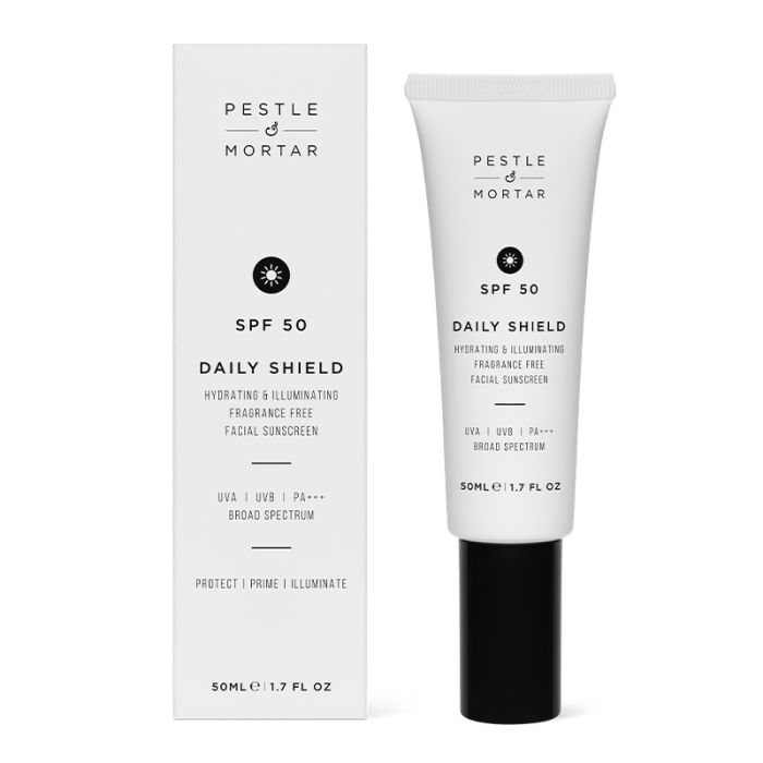 gorgeous Pestle & Mortar Daily Shield SPF50 50ml