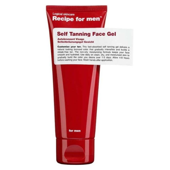 gorgeous Recipe for Men Self Tanning Gel 100ml