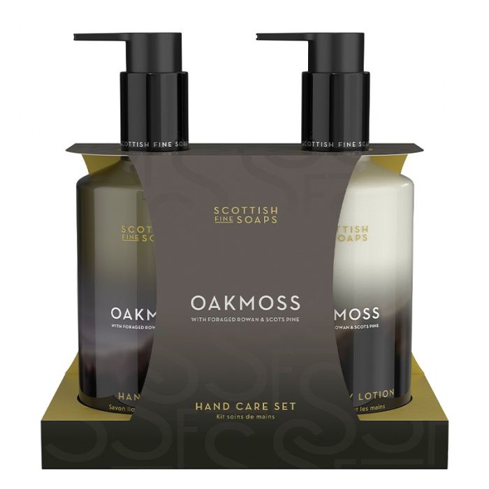 gorgeous Scottish Fine Soaps Oakmoss Hand Care Set