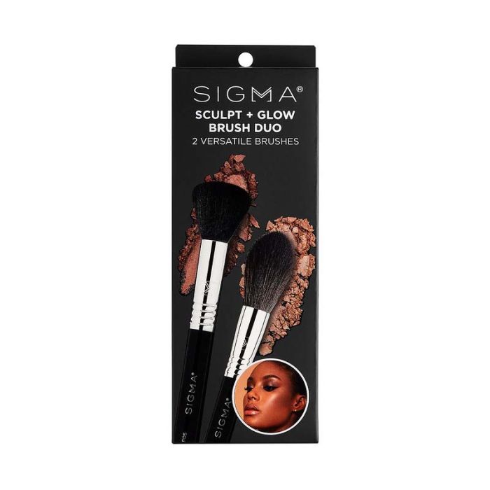 gorgeous Sigma Beauty Sculpt + Glow Brush Duo
