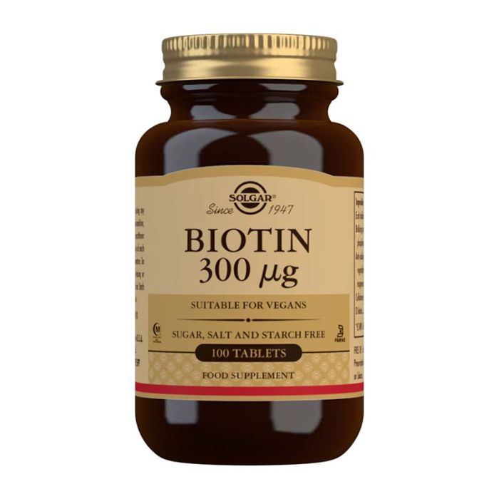 gorgeous Solgar Biotin 300mcg 100 Tablets