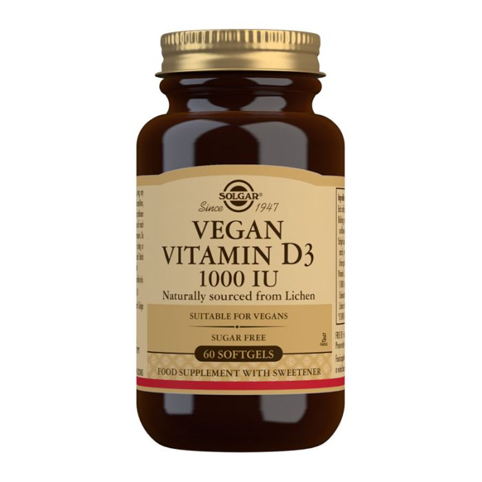 gorgeous Solgar Vegan Vitamin D3 1000IU