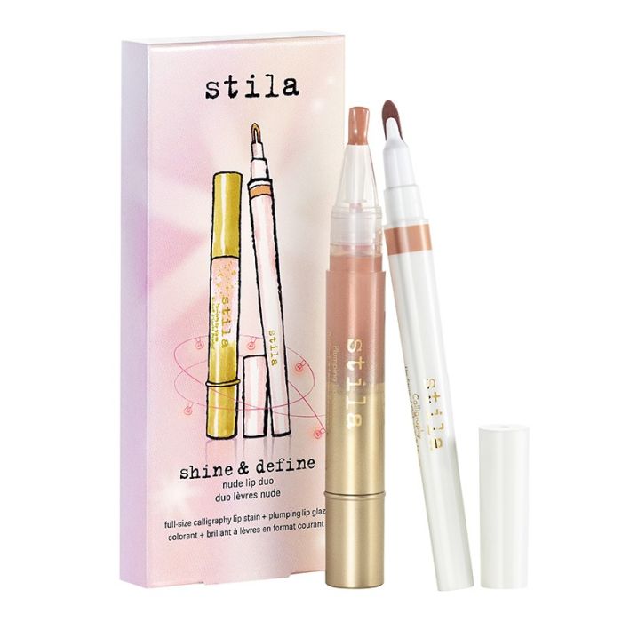 gorgeous Stila Shine & Define Nude Lip Duo